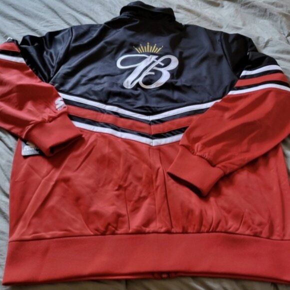 STARTER X Budweiser 50th Anniversary Full Zip Jacket Black Label Red 032026 - Picture 8 of 10